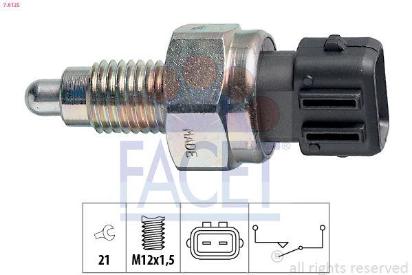 FACET 76125 | Geri Vites Müşürü Volkswagen Golf Caddy Jetta Polo