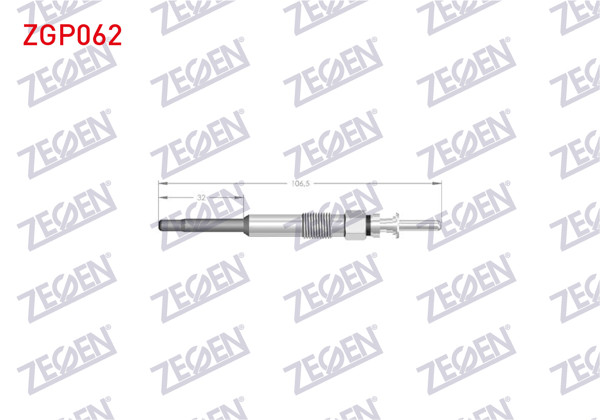 ZEGEN ZGP062 | Kızdırma Buji 11V BMW | 10 Adet